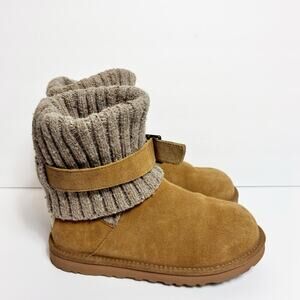 UGG CAMBRIDGE BROWN WINTER BOOTS WOMEN SIZE USA 7